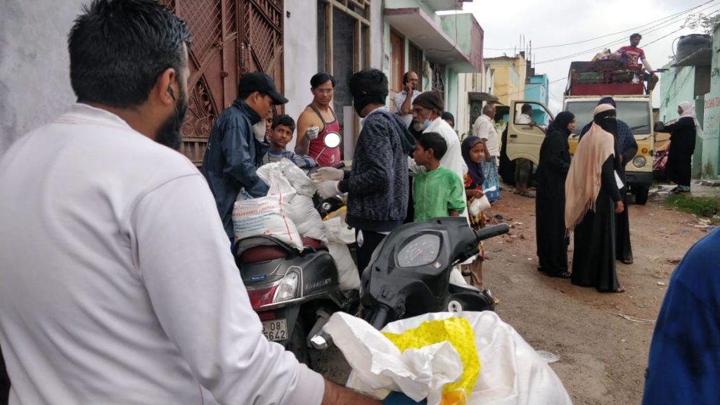 Food packet distribution
